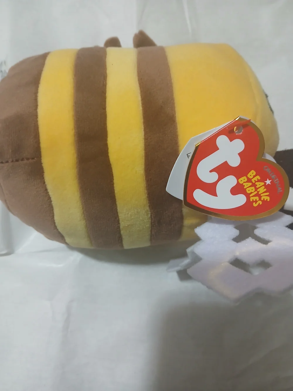 Ty Yellow and Brown Bee Plush Toy